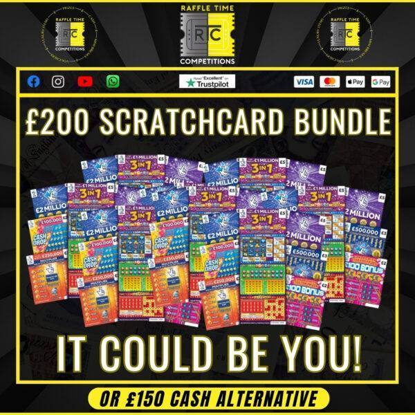 Scratchcard Bundle worth £200