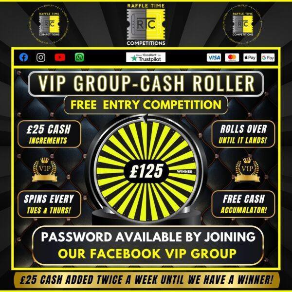 VIP Group Cash Roller - £100