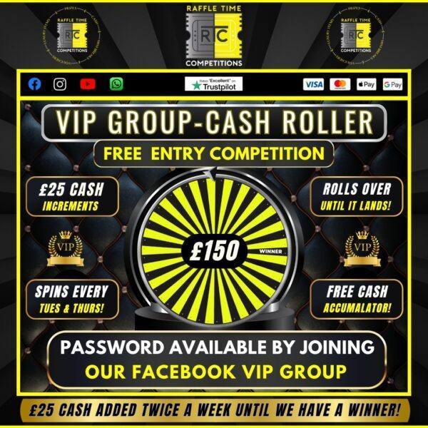 The Cash Roller - VIP Group £150