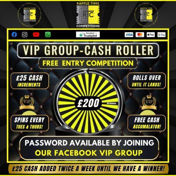 VIP Group Cash Roller £200